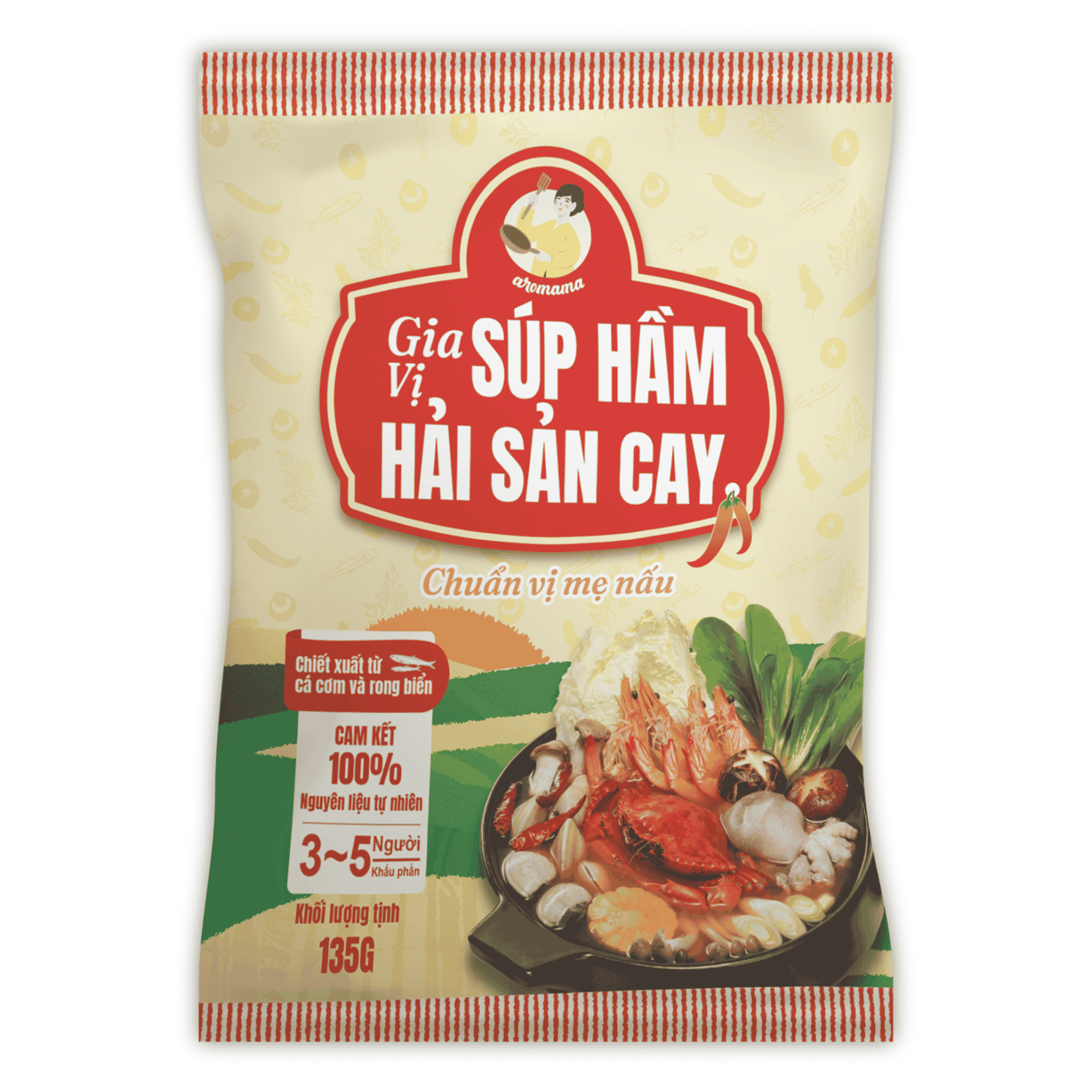 Súp Hầm Hải Sản (Vị Cay)
