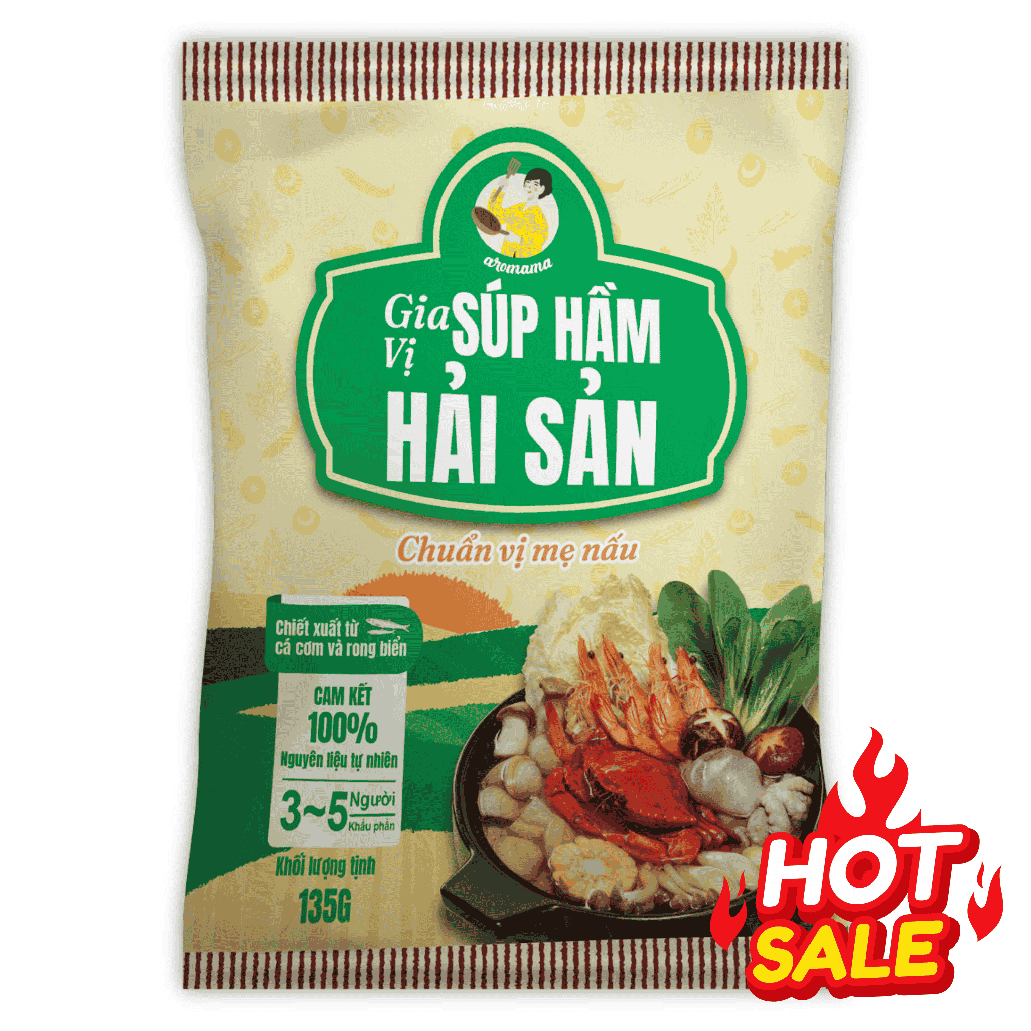 Súp Hầm Hải Sản ( Không Cay)