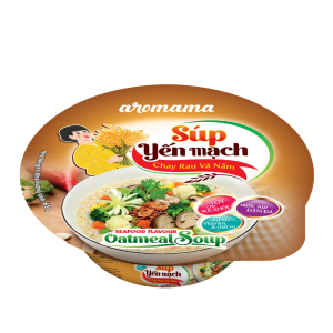 Súp Yến Mạch Chay Rau Và Nấm